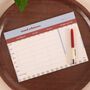 A4 Meal Planner Pad | Butter Blue, thumbnail 2 of 5