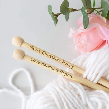 Personalised Knitting Needles, 2 of 5