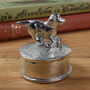 Personalised Engraved Spaniel Pewter Trinket Box Gift, thumbnail 3 of 9