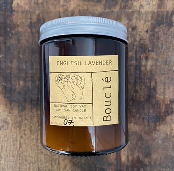 English Lavender Vegan Scented Candle, 7 of 12