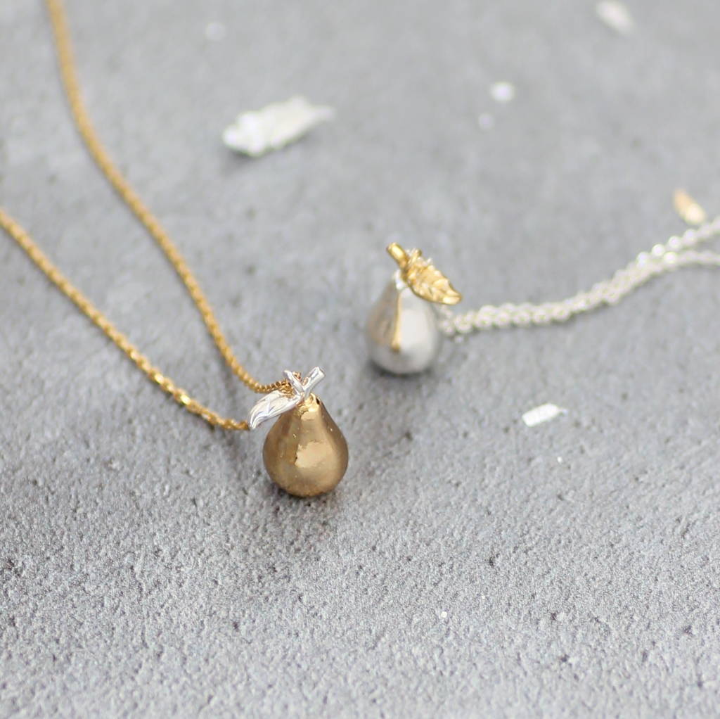 The Perfect Pear Necklace By Joy by Corrine Smith