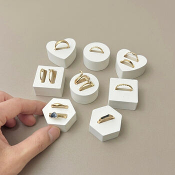 Minimalist Ring Holder Assortment Of Eight Ring Holders, 2 of 12