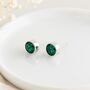 Sterling Silver May Birthstone Stud Earrings – 7mm, thumbnail 1 of 5