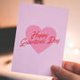 Happy Galentines Day Pink Card, thumbnail 1 of 2