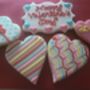 Valentines Colourful Hearts Cookies Small, thumbnail 3 of 3