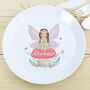 Personalised Toadstool Fairy Kids Plastic Plate, thumbnail 3 of 4
