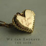 Gold Heart Clamshell Locket Necklace, thumbnail 6 of 9