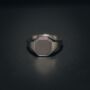 Silver Matte Signet Horizon Ring For Men Mens Pinky Rings, thumbnail 6 of 12