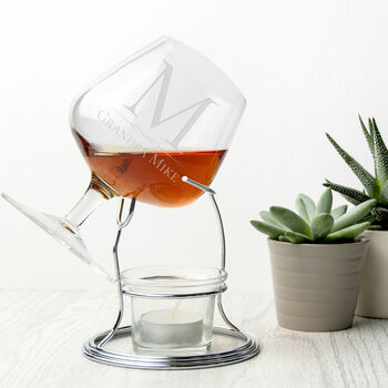 Personalised Brandy Warmer Set, 2 of 4