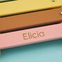 Personalised Pastel Xylophone Wooden Toy 18m+, thumbnail 3 of 5