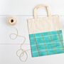 Colourful Half Sari Cotton Tote Bag, Fair Trade Shopping Bag Handmade In India, thumbnail 1 of 7