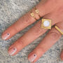 Gold Vermeil Petit Star Ring, thumbnail 1 of 4