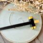 Luxury Black Personalised Wooden Chopsticks Gift, thumbnail 6 of 7