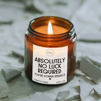 Exam Good Luck Gift, You're Gonna Smash It Candle With Matches, 5 of 11