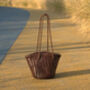 Hand Woven Genuine Leather Shopping Bucket Bag, thumbnail 1 of 12