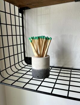 Mini Match Pot With Coloured Matches, 2 of 6