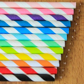 Striped Paper Straws, 8 of 9