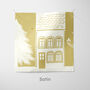 Personalised Christmas Cushion Gold House, thumbnail 5 of 6