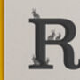 R Is For Rabbit, Alphabet Card, thumbnail 2 of 3
