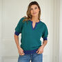 Cissy Chevron Top, thumbnail 2 of 9