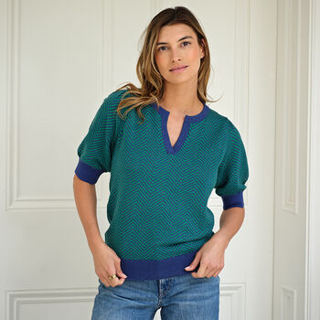 Cissy Chevron Top, 2 of 9