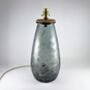 40cm Recycled Glass Palm Lamp Neutral Grey, thumbnail 1 of 3