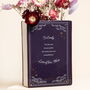 Personalised Purple Ceramic Celestial Book Vase, thumbnail 3 of 4