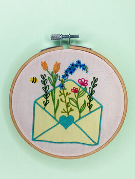 Floral Envelope Embroidery Kit, 3 of 7