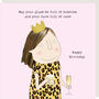 Bubbles And Cake Birthday Card, thumbnail 1 of 1