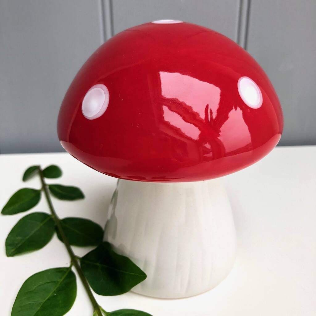 Ceramic Red Toadstool By Pink Pineapple Home & Gifts ...