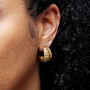Sai Gold Plated Earrings, thumbnail 1 of 3