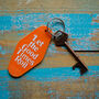 Hoy Motel Keyring Let The Good Times Roll Orange, thumbnail 1 of 4