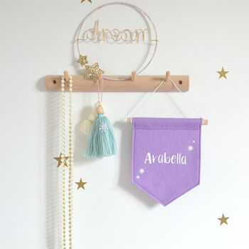 Purple Personalised Name Banner, 4 of 5