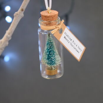 Personalised Miniature Christmas Tree Decoration, 2 of 12