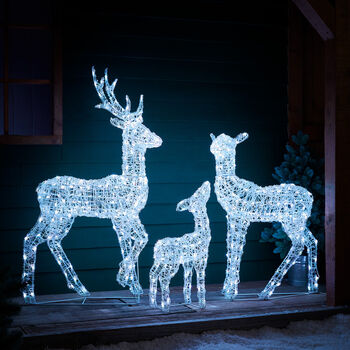 Twinkly Smart LED Light Up Christmas Reindeer Family, 8 of 12
