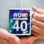 'Wow! That's What I Call 40' Mug, thumbnail 4 of 4