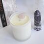 You Are Loved Rose Quartz Crystal Candle For Love, thumbnail 1 of 3