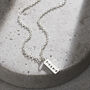 Personalised Men’s Silver Tag Necklace, thumbnail 8 of 12