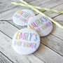 Baby Shower Party Personalised Badges, thumbnail 4 of 6