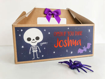 Personalised Halloween Trick Or Treat Box, 7 of 8