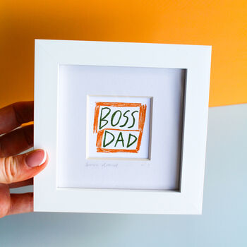 Boss Dad Mini Art Print, 2 of 9