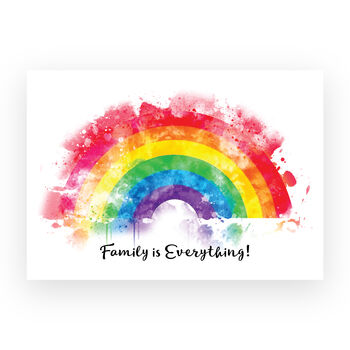 Family Rainbow Print Personalised, 5 of 7