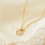 Fine Solid Gold Sapphire Heart Necklace, thumbnail 2 of 7