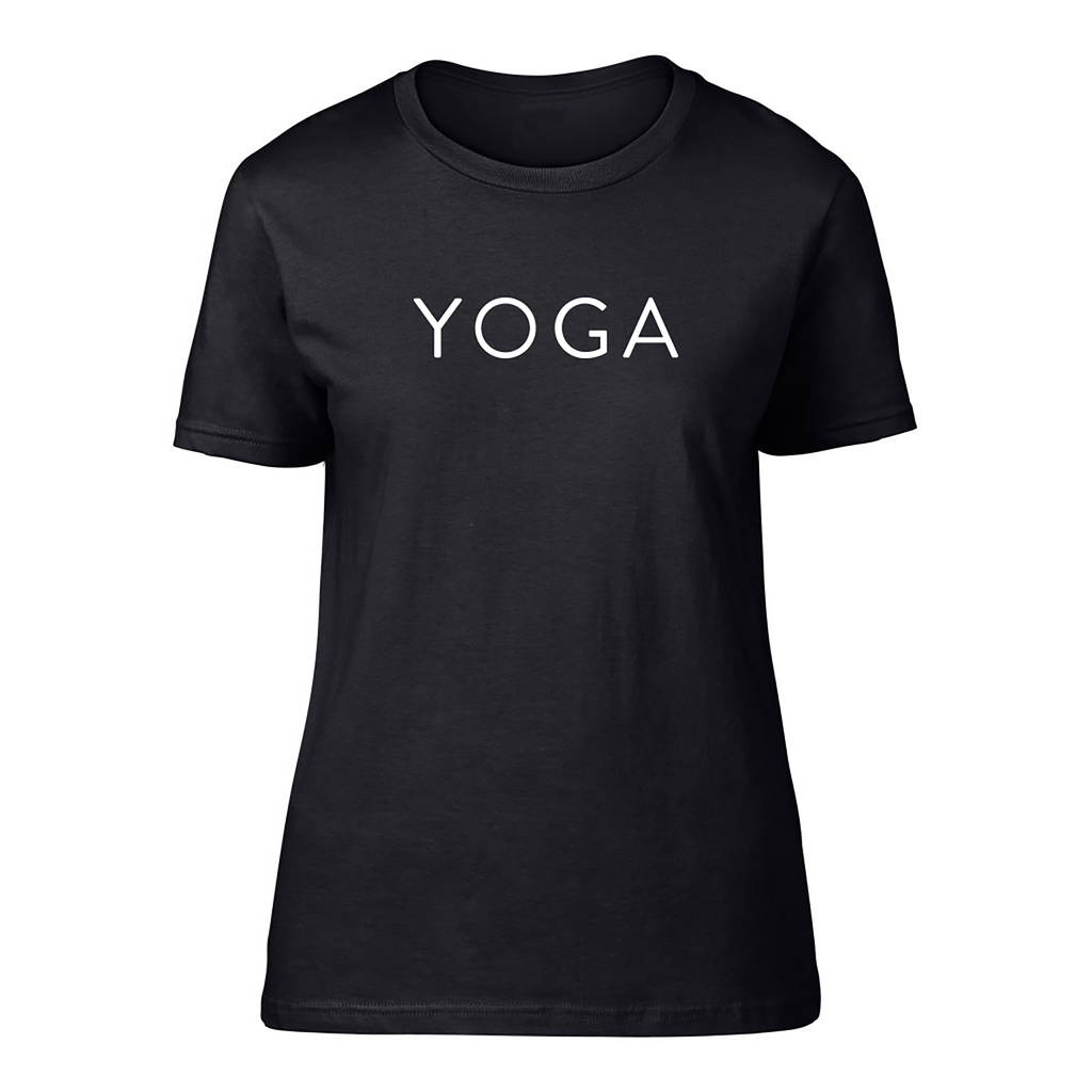 'Yoga' T Shirt By leonora hammond | notonthehighstreet.com