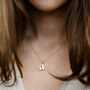Personalised Lowercase Initial Charm Necklace, thumbnail 2 of 6