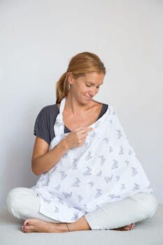 Iconique Lapin Muslin Nursing Cover, 3 of 3