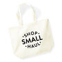 Shop Small Haul Large Cotton Shopping Bag, thumbnail 3 of 3