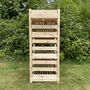 Traditional 10 Drawer Wooden Apple Storage Racks Set Of Two, thumbnail 4 of 7