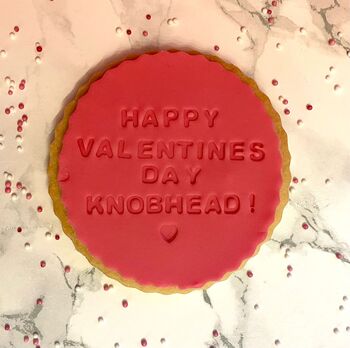 Valentines Day Cheeky Message Cookie Letterbox Gift, 6 of 7