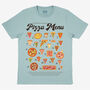 Pizza Menu Guide Men’s Graphic T Shirt, thumbnail 3 of 3